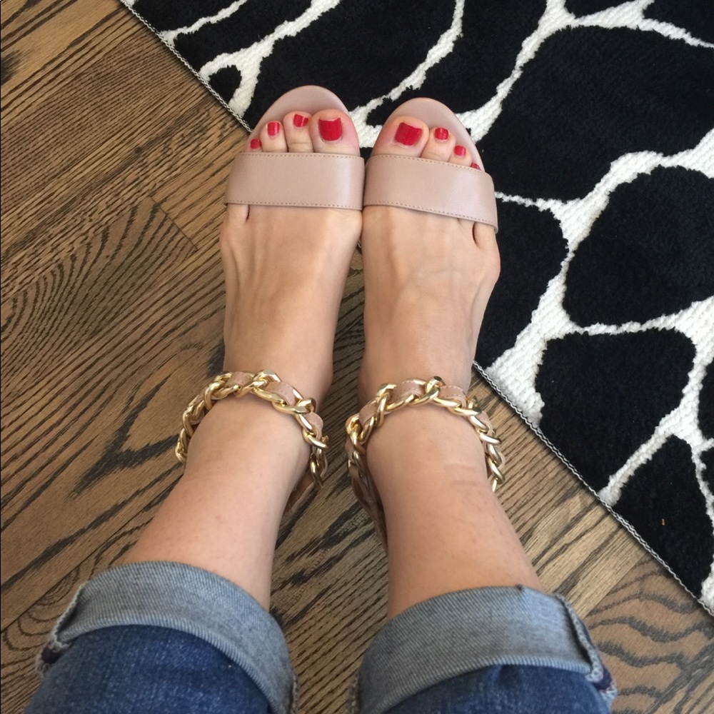 Nine West nude heels